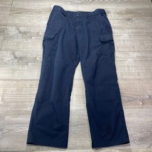 5.11 Tactical Mens Navy Blue Cargo Pants Size 36x34 Work Utility Outdoor